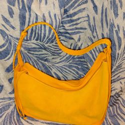 Vince Camuto Genuine Leather& Suede Bag - Mango In Color