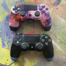 PS4 Controllers, 2 Of Them. $10 Each.