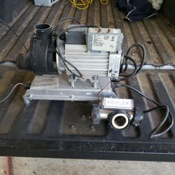 Hot Tub Pump With Heater, 230 V. 1. 52 HP