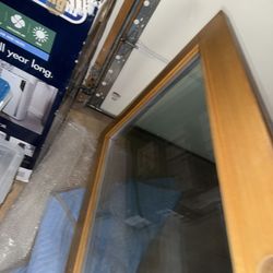 Multi Panel Glass Wooden 2 Sided Door - Heavily Discounted 