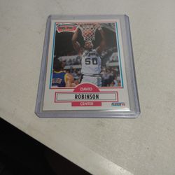 1990 Fleer David Robinson Rookie Card