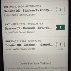 Indian Wells Tennis Tickets 