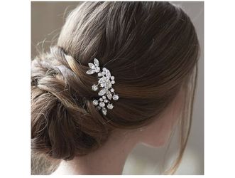 Bride Wedding Hair Comb Crystal Hair Piece Rhinestone