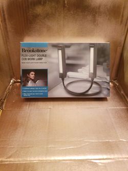 Brookstone Flex Light Double Cob Work Lamp