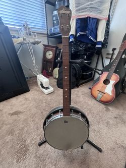 Vintage Kay 5-String Open-Back Banjo – 1950s/60s – Made in USA