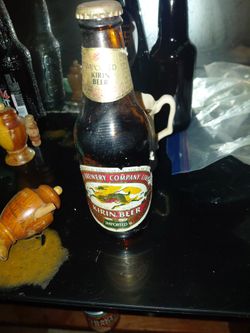 Kirin Beer Imported Empty Glass Bottle