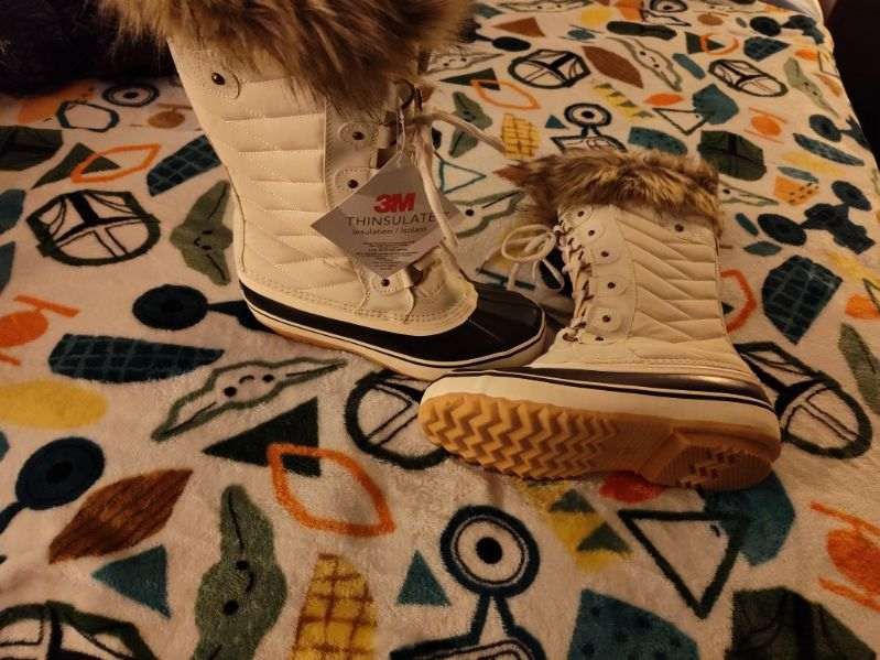 Portland Boot Company Women's Cairo 12" Faux Fur Trim Snow Boots

