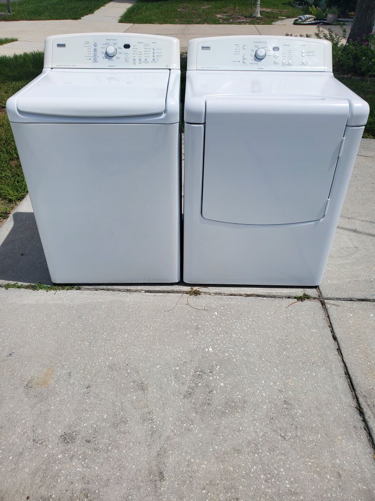 Free delivery.Matching Kenmore XL washer and dryer set
