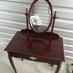 Antique Makeup Table