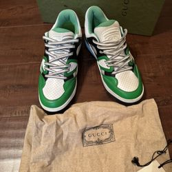 Authentic Gucci Basket Sneakers Size Men’s 5 GG Monogram New With Box