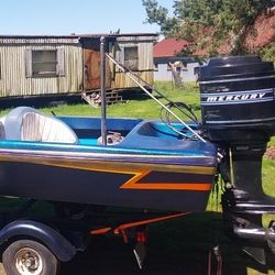 78 BAYON SPEED/SKI BOAT, MOTOR&TRAILER
