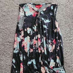 Jennifer Lopez Flower Print Tank Top