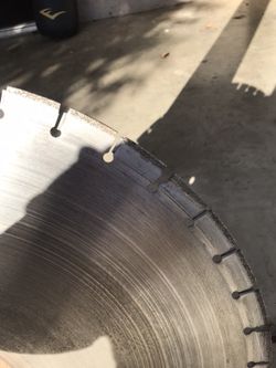 24” concrete & asphalt diamond blade