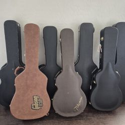 Gibson Fender Takamine Taylor CF Martin Acoustic Guitar Cases (Trades Okay)