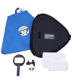 LastoLite 24x24 Inches Ezybox Hot Shoe Kit with Bracket (Black)