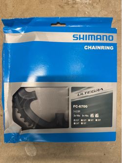 Shimano Ultegra FC-6700-G, 53 Tooth Chainring for 2x10 speed road bicycle cranks