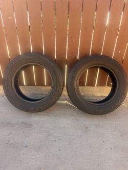 PAIR OF GOODYEAR 225/65/17 TIRES