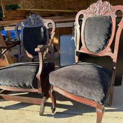Vintage Rock Chair And Chair 