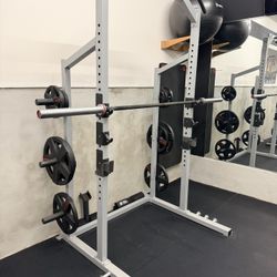 Half Rack & Olympic Bar