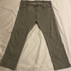 Levi’s 501 grey denim jeans