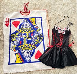 Queen of hearts his and hers costumes