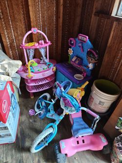Kids Toy Lot – Bike, Playset & More
