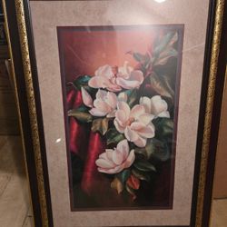 Vintage Magnolias & Color Fruits Frames