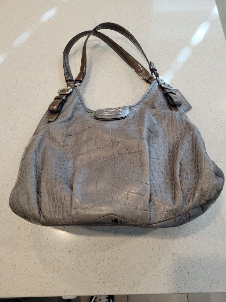 Gray Coach Purse (Used) $30