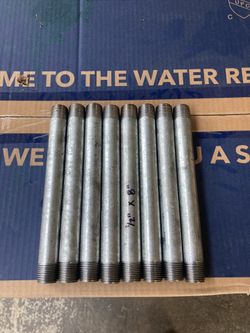 1/2 in. x 8in. Galvanized Steel Nipple$1.50 Each  1.50 Cada Uno 