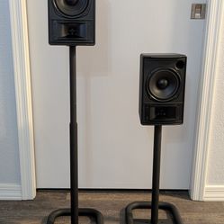 Klipsch Bookshelf / Surround Speakers with Stands