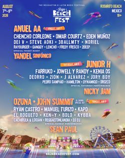 Baja Beach Fest GA Tickets