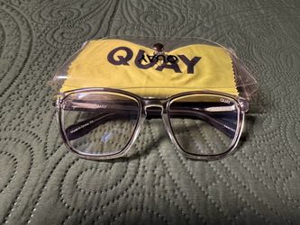 Quay Clear Frame Square Glasses