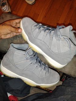 Jordan Suede 11s Size 13 Premium Pinnacle Gray Og Box Great Condition Worn 1x