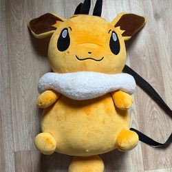 Eevee pokemon plush backpack
