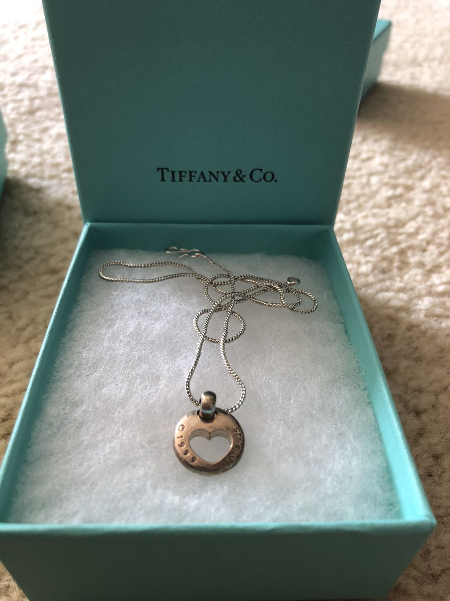 Tiffany & Co. Sterling Silver Heart necklace