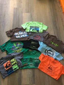 10 name brand size 7/8 shirts