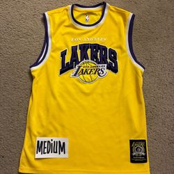 official NBA licensed Los Angeles Lakers embroidered patch jersey tank