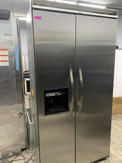 42” viking built in side by side in stainless steel