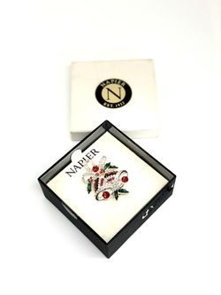 NAPIER💥VINTAGE~NIB💥HOLIDAY BROOCH