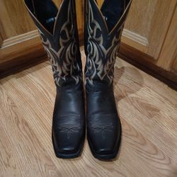 Nocona 12D Black Cowboy Boots 