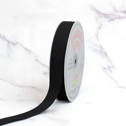 Creative Ideas 7/8-Inch Solid Grosgrain Ribbon, 50-Yard, Black