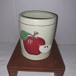 Ceramic apple design utensil holder