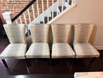 Set of 4 Upholstered Dining Chairs