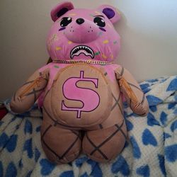 Spray ground.  Ice Cream 🐻 Bear. Plush Backpack.  $15. NEW. 