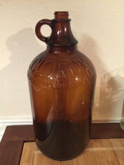 Vintage Clorox glass bottle