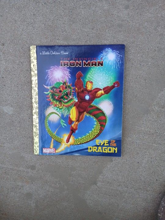 A Little Golden Book "The Invincible Iron Man: Eye Of The Dragon"