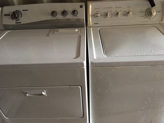 KENMORE WASHER AND DRYER WORK PERFECT SUPER CAPACITY
