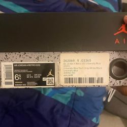 Jordan 4s University  Used 1once