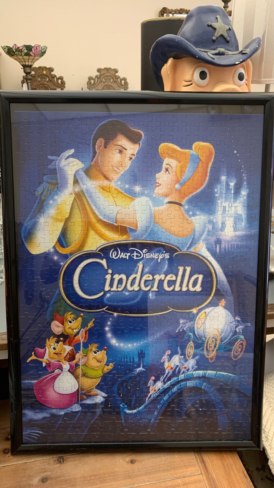 Framed Disney puzzle