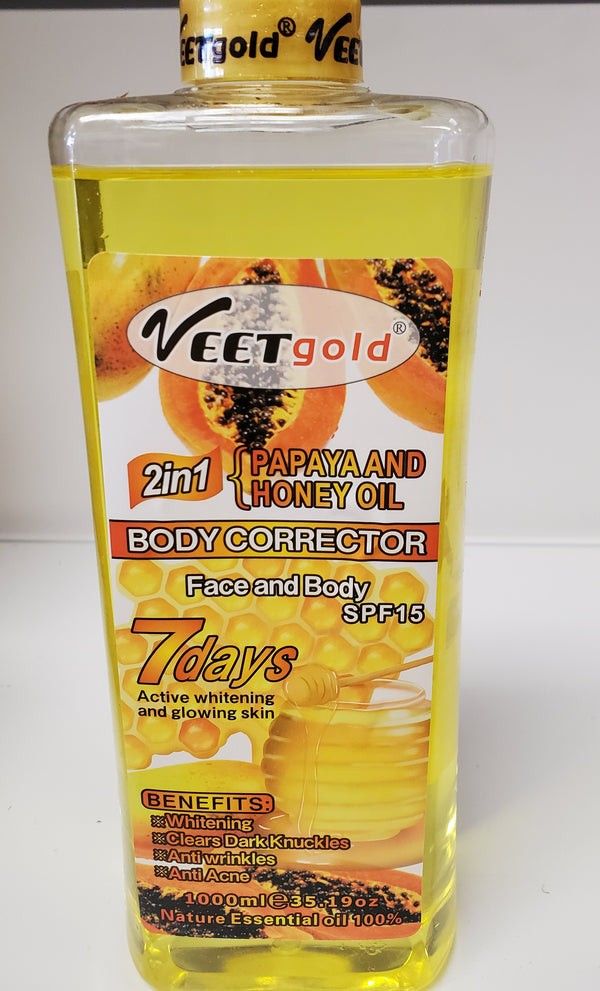 VEET gold 2in 1 PAPAYA AND HONEY OIL